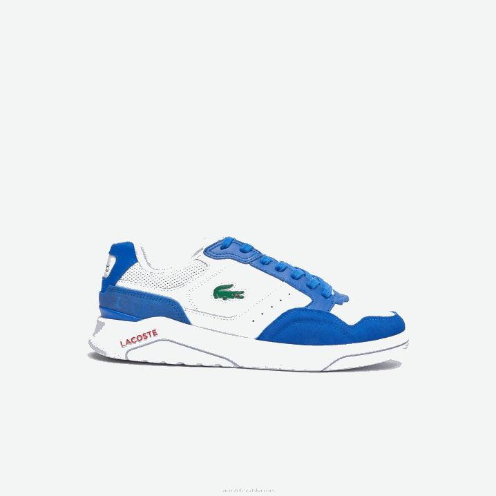 bijelo/plavo 080 6H4B1707 muškarci Lacoste game advance luxe kožne tenisice