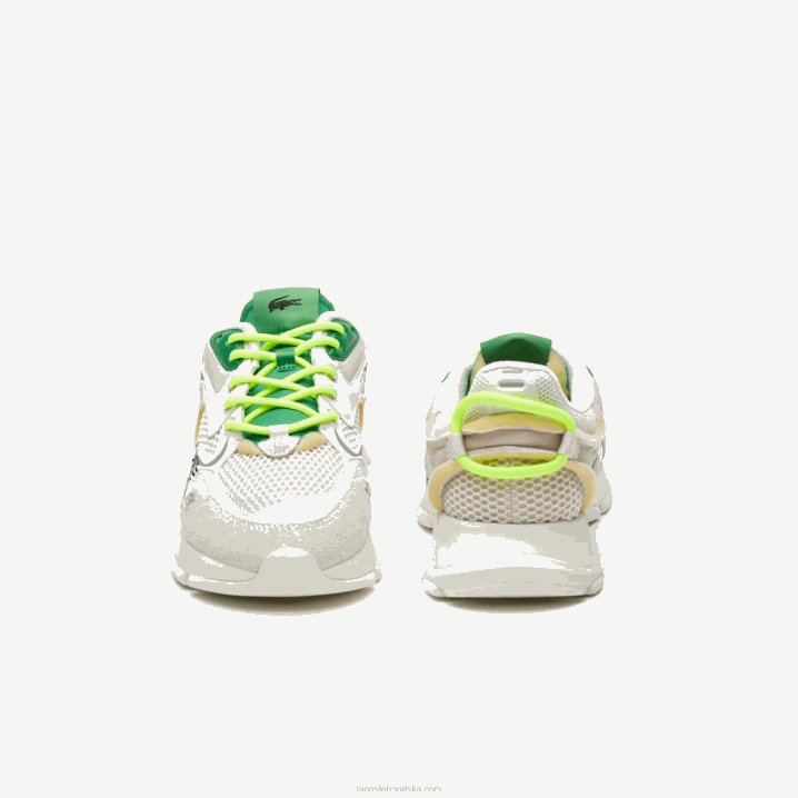 bijelo zelena wg1 6H4B1698 muškarci Lacoste l003 neo tekstilne tenisice