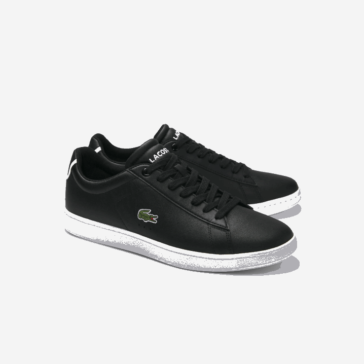 crna 024 6H4B1875 muškarci Lacoste carnaby evo kožne tenisice
