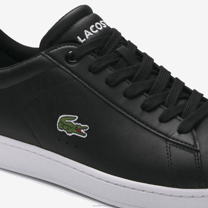 crna 024 6H4B1875 muškarci Lacoste carnaby evo kožne tenisice