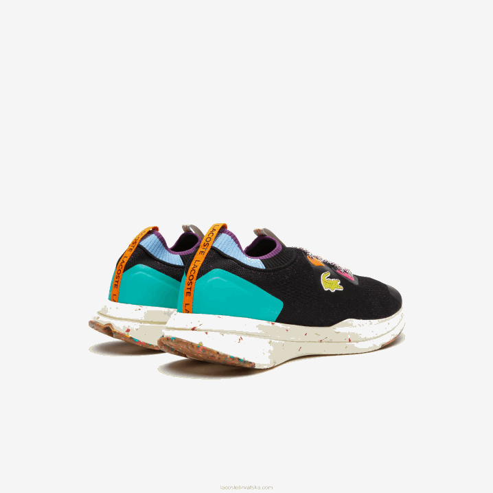 crni tirkiz 1s3 6H4B1901 muškarci Lacoste tenisice od eko tekstila run spin