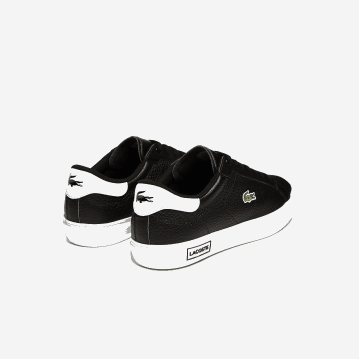 crno-bijelo 312 6H4B1805 muškarci Lacoste powercourt kožne tenisice