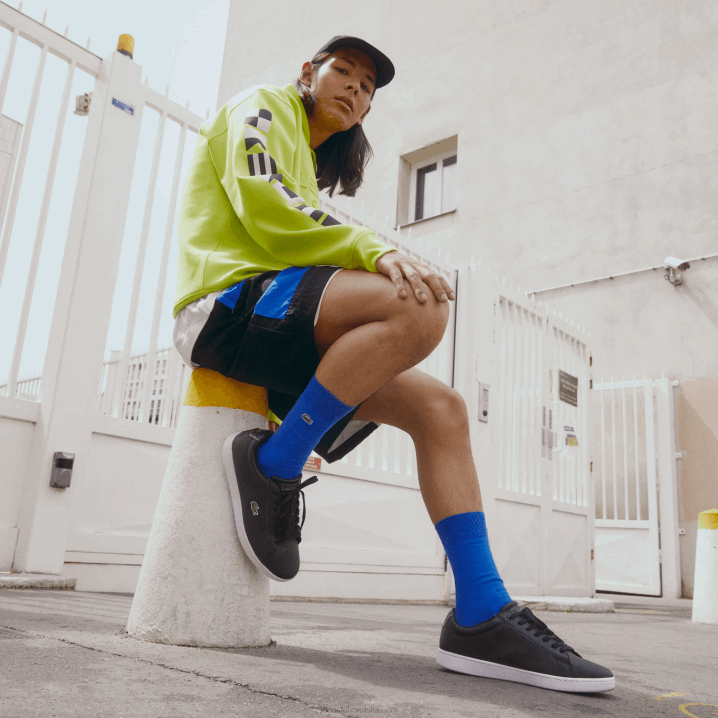 crno-bijelo 312 6H4B1816 muškarci Lacoste carnaby bl kožne tenisice