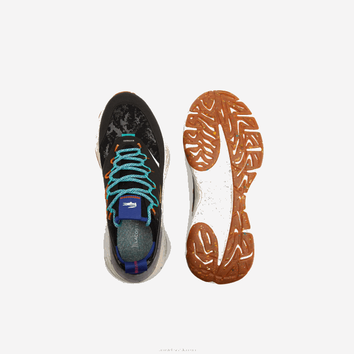 crno-bijelo 454 6H4B1835 muškarci Lacoste re-comfort sintetičke i tekstilne tenisice