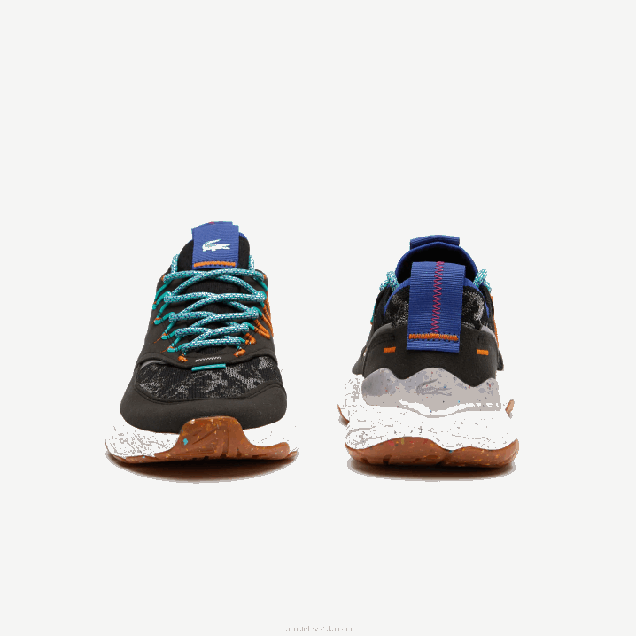 crno-bijelo 454 6H4B1835 muškarci Lacoste re-comfort sintetičke i tekstilne tenisice