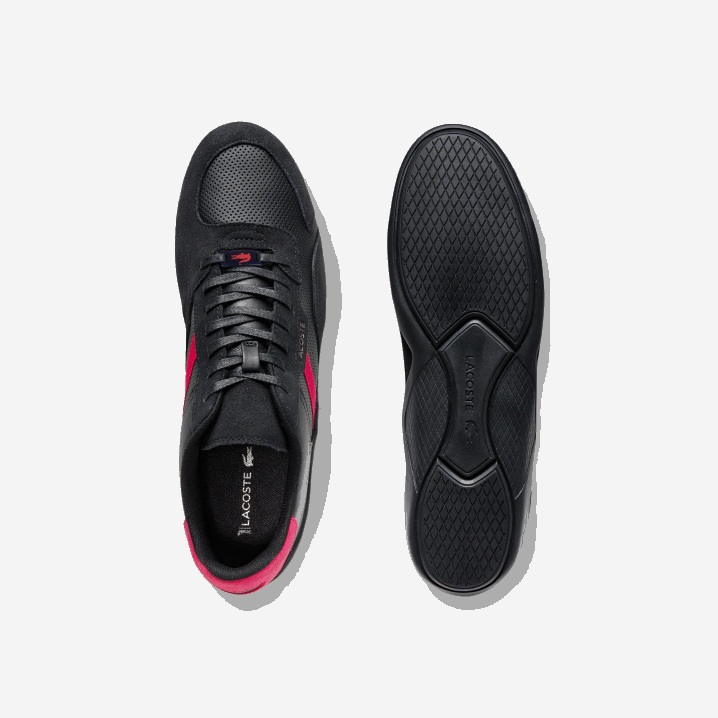 crno crvena 1b5 6H4B1869 muškarci Lacoste hapona kožne sintetičke tenisice