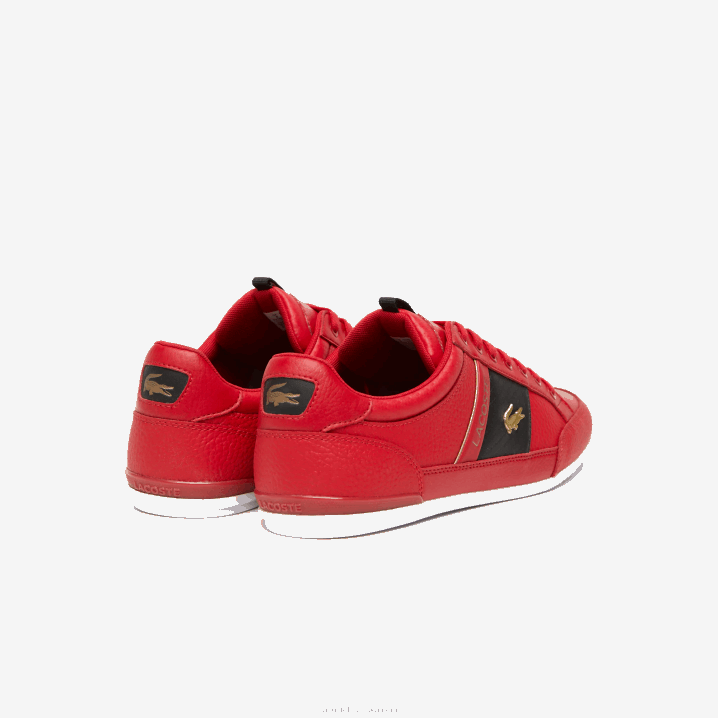 crveno crno ds9 6H4B1772 muškarci Lacoste tenisice od chaymon kože i karbonskih vlakana