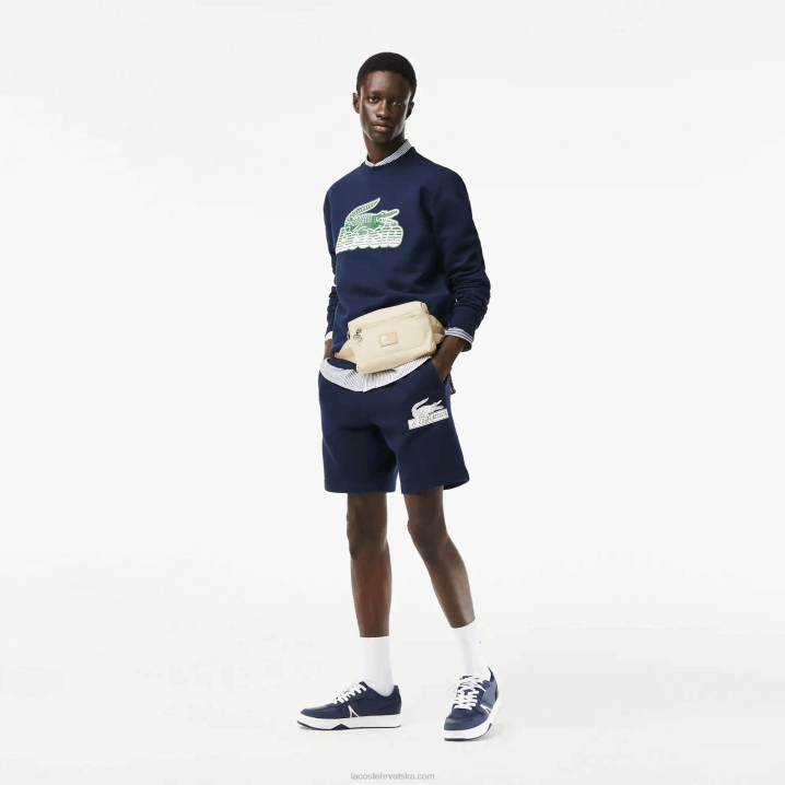 mornarsko bijela 092 6H4B1829 muškarci Lacoste l001 kožne šarene tenisice