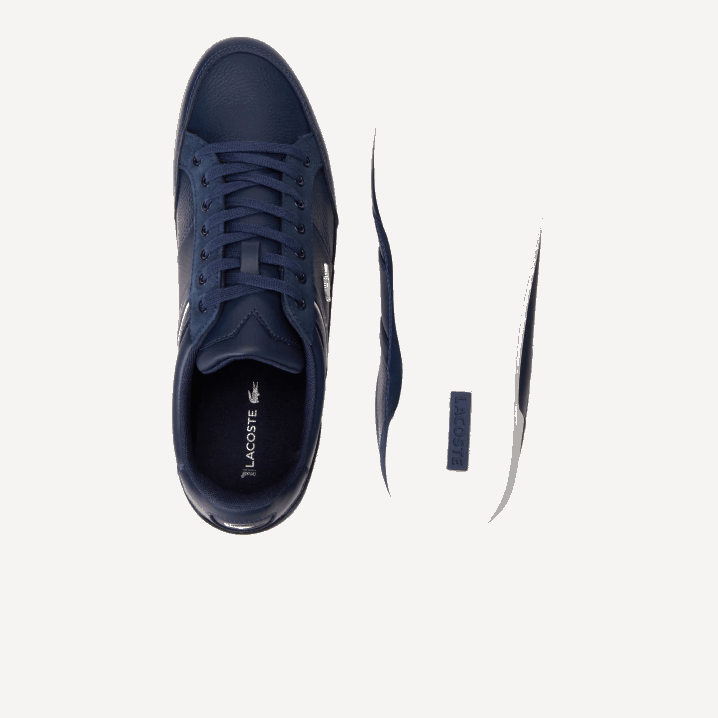 mornarsko-bijela j18 6H4B1710 muškarci Lacoste tenisice od chaymon kože