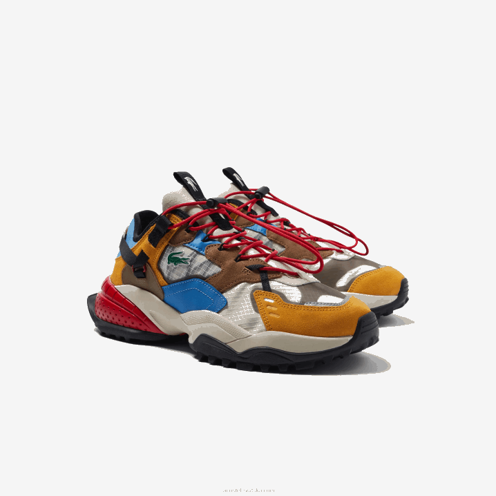 prljavo bijela i svijetloplava wb8 6H4B1779 muškarci Lacoste l-guard breaker tekstilne vanjske cipele