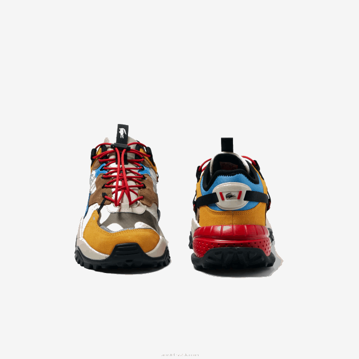 prljavo bijela i svijetloplava wb8 6H4B1779 muškarci Lacoste l-guard breaker tekstilne vanjske cipele