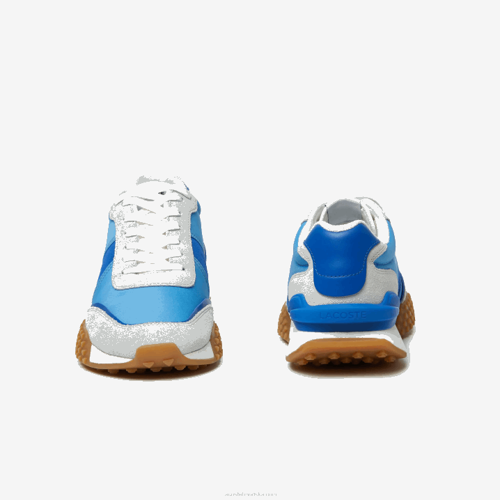 tamnoplava bn1 6H4B1790 muškarci Lacoste l-spin deluxe kožne tenisice u kontrastnoj boji