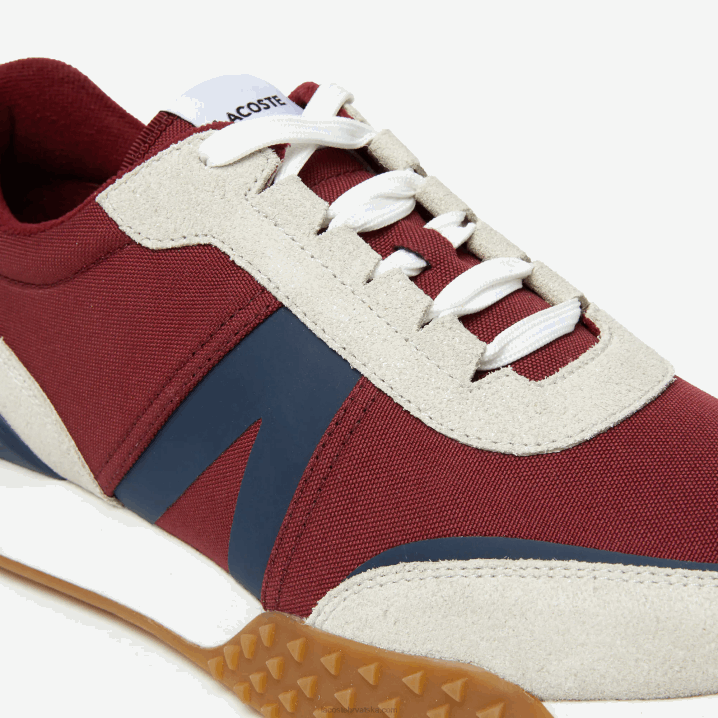 tamnoplava guma gu1 6H4B1781 muškarci Lacoste l-spin deluxe zimske cipele za van od kože i tekstila