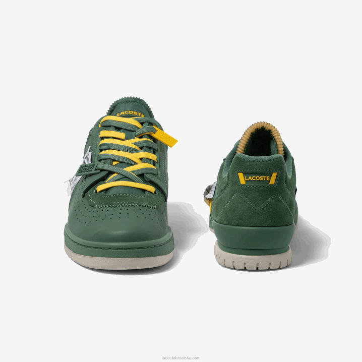 zelena 1m8 6H4B1749 muškarci Lacoste m89 kožne i tekstilne tenisice