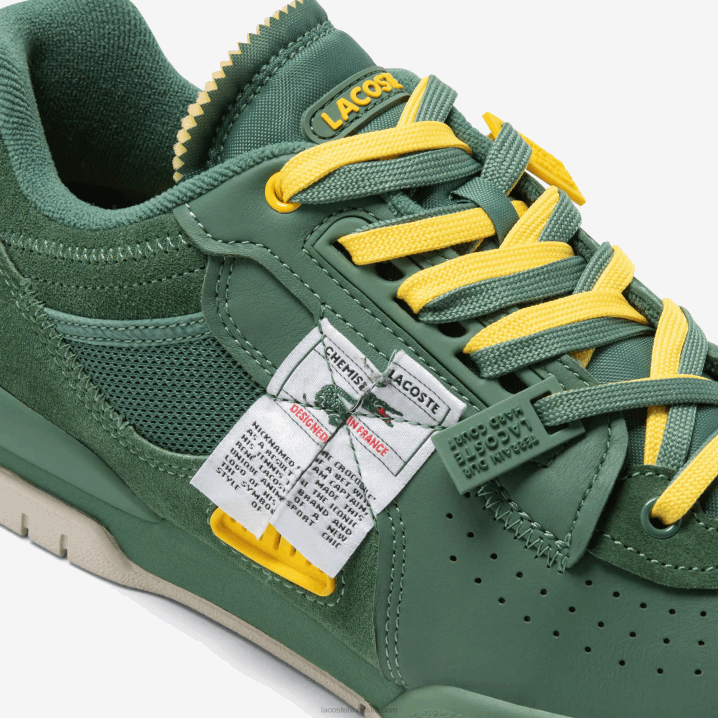 zelena 1m8 6H4B1749 muškarci Lacoste m89 kožne i tekstilne tenisice