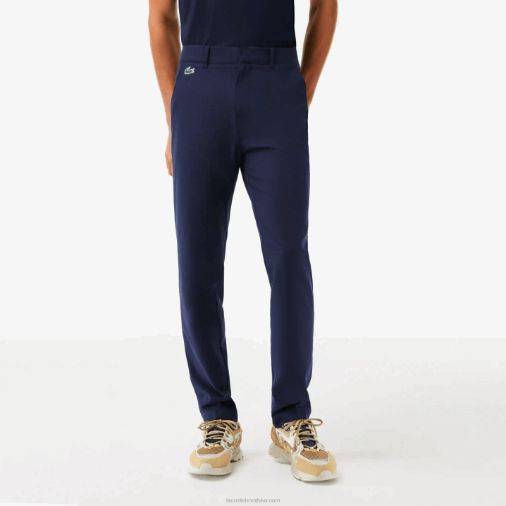 tamnoplava 166 6H4B422 muškarci Lacoste sportski rastezljivi golf chinos