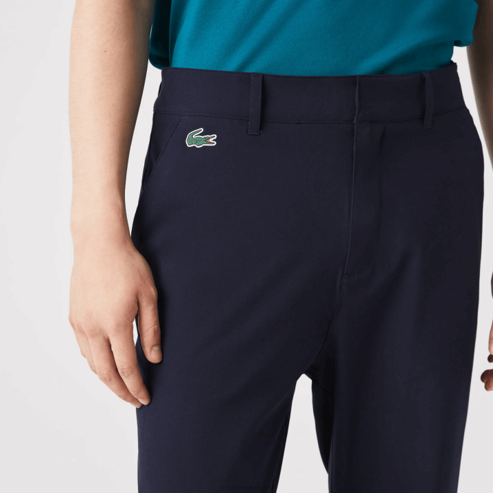 tamnoplava 166 6H4B422 muškarci Lacoste sportski rastezljivi golf chinos