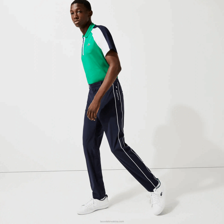mornarsko plava bijela 525 6H4B1640 muškarci Lacoste sportske lagane rastezljive golf hlače