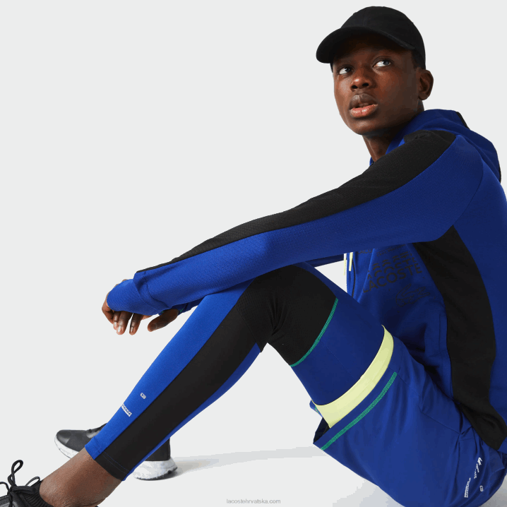 plava crna bijela phk 6H4B1138 muškarci Lacoste sportske tajice