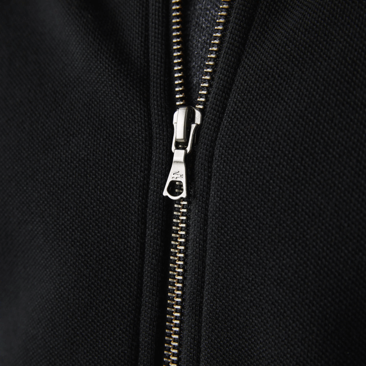 crna 031 6H4B1034 muškarci Lacoste jakna od flisa s stojećim ovratnikom s patentnim zatvaračem