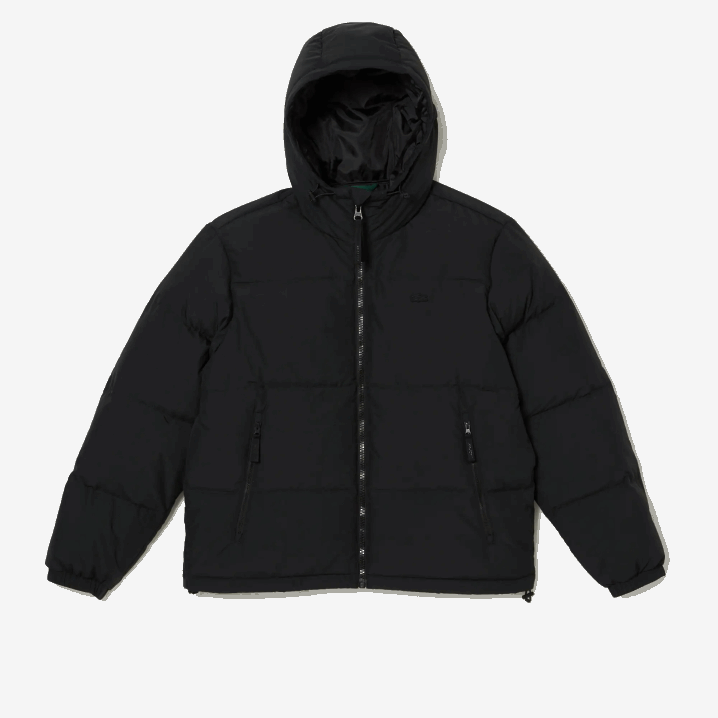 crna 031 6H4B1210 muškarci Lacoste prošivena vodoodbojna jakna