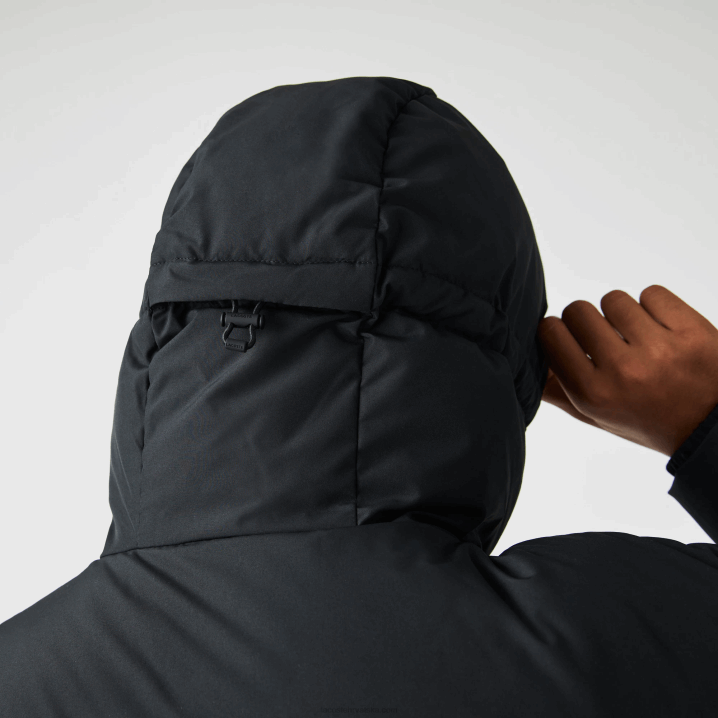 crna 031 6H4B1210 muškarci Lacoste prošivena vodoodbojna jakna