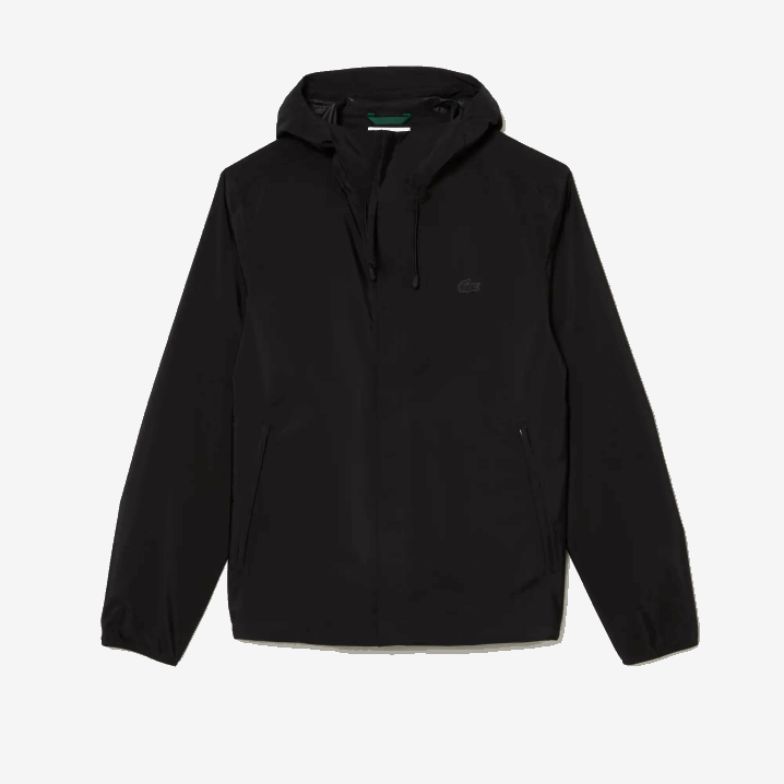 crna 031 6H4B388 muškarci Lacoste vodootporna kratka jakna