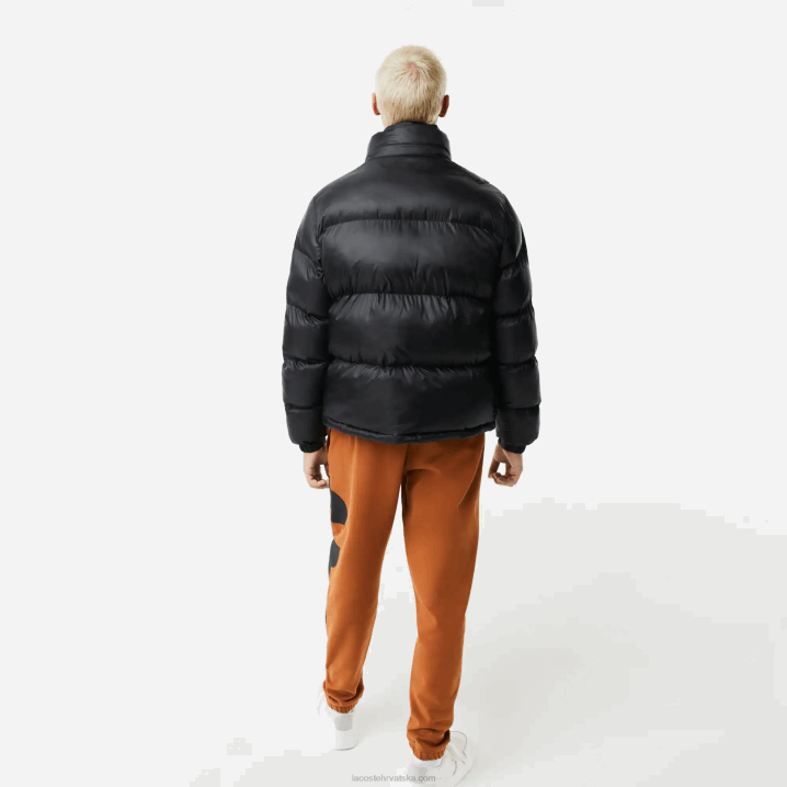 crna c31 6H4B1234 muškarci Lacoste predimenzionirana vodootporna jakna