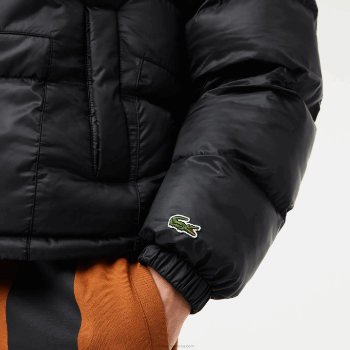 crna c31 6H4B1234 muškarci Lacoste predimenzionirana vodootporna jakna