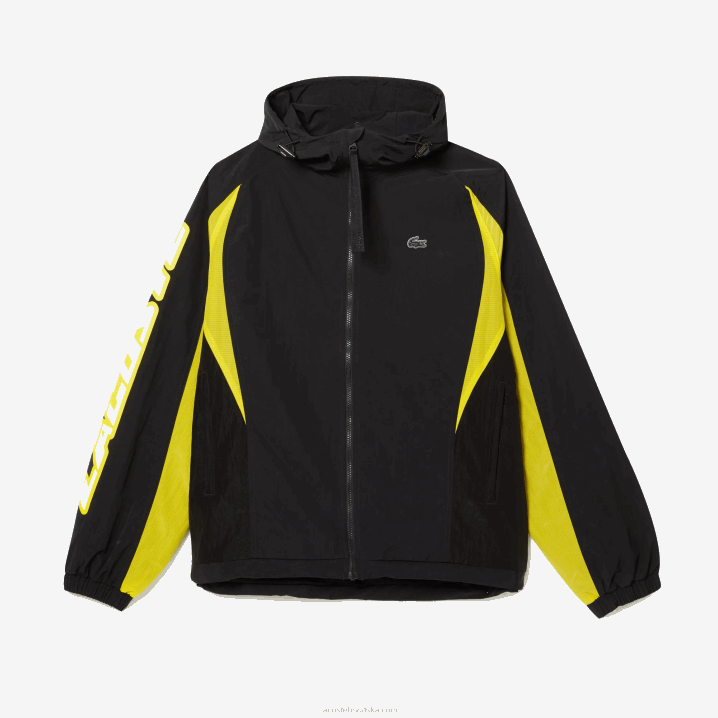 crno žuto tj6 6H4B1238 muškarci Lacoste heritage color-block najlonska jakna