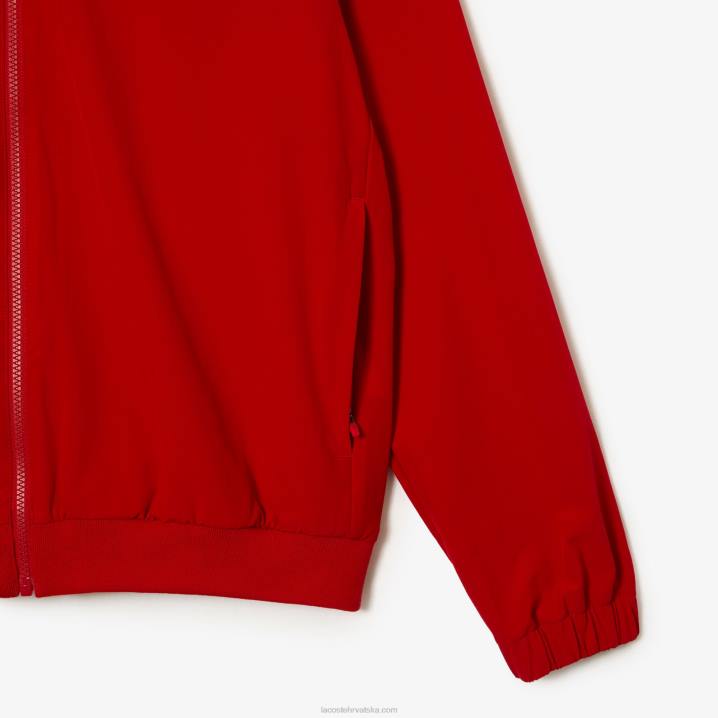 crvena ljubičasta trf 6H4B1266 muškarci Lacoste sport x novak djokovic trenirka jakna