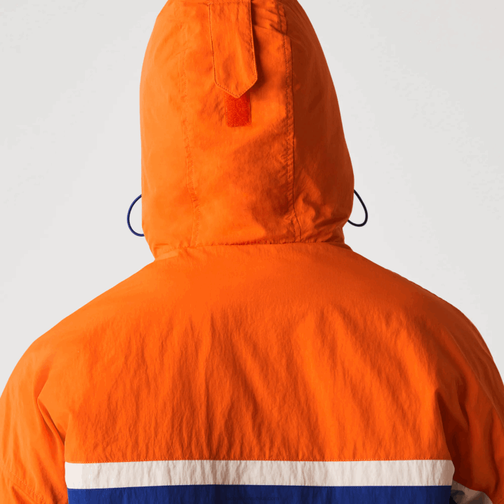 narančasto plava bež 0d8 6H4B1300 muškarci Lacoste Imam prošivenu pulover jaknu