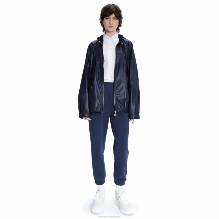 plava težina 6H4B1310 muškarcilacoste x a.p.c. vodootporna najlonska jakna s kapuljačom