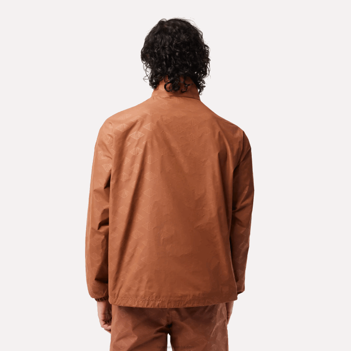 svijetlosmeđa lfa 6H4B378 muškarci Lacoste trenirka s printom monograma