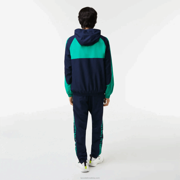 tamnoplavo zelena x1e 6H4B1275 muškarci Lacoste sportska teniska jakna u boji