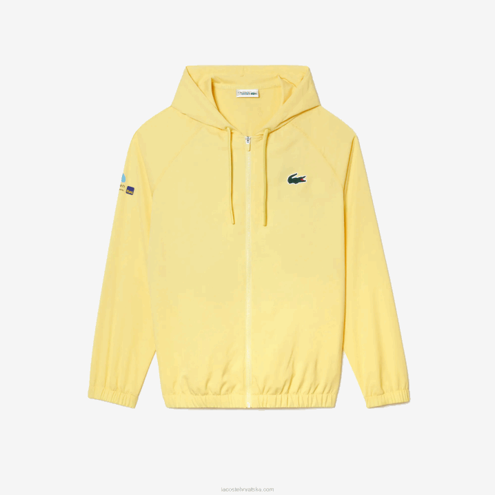 žuta 107 6H4B397 muškarci Lacoste sportska jakna miami open edition