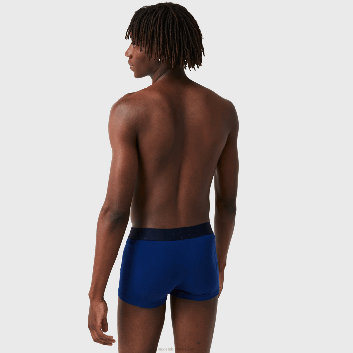 bijela siva chine tamnoplava bck 6H4B1342 muškarci Lacoste prtljažnik neusklađenog rastezljivog pamuka 3 kom