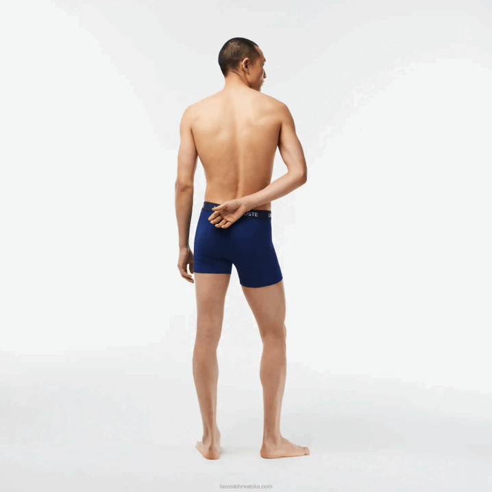 tamnoplava f9f 6H4B1398 muškarci Lacoste Bokserice do struka od 5 paketa s logotipom