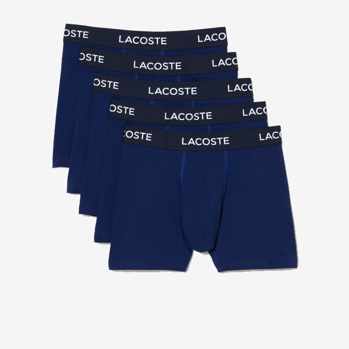 tamnoplava f9f 6H4B1398 muškarci Lacoste Bokserice do struka od 5 paketa s logotipom