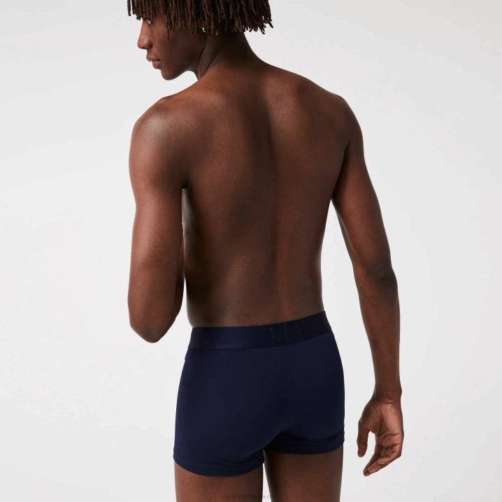 zelena tamnoplava bijela p52 6H4B1341 muškarci Lacoste prtljažnik neusklađenog rastezljivog pamuka 3 kom