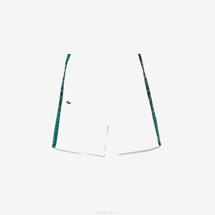 bijela 001 6H4B1333 muškarci Lacoste sportske kratke teniske hlače od tafta