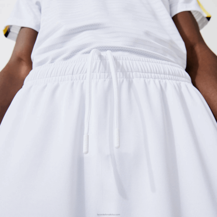 bijela tamnoplava aj0 6H4B1547 muškarci Lacoste sport French Open Edition lagane rastezljive kratke hlače