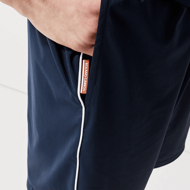 bijela tamnoplava r20 6H4B1546 muškarci Lacoste sport French Open Edition lagane rastezljive kratke hlače