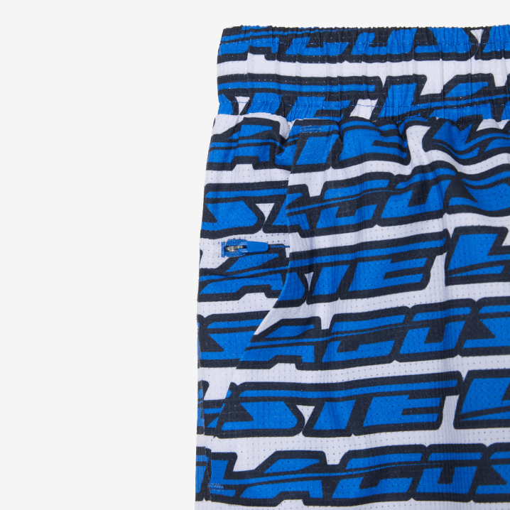 bijelo plava bilo koja 6H4B524 muškarci Lacoste kupaće hlače s dvobojnim printom