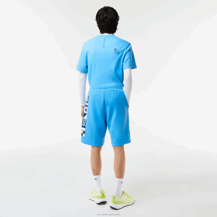 plava 4xa 6H4B1356 muškarci Lacoste kratke hlače s reflektirajućim printom