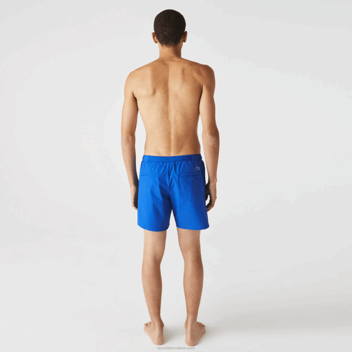 plavo bijela 7lc 6H4B1661 muškarci Lacoste kupaće hlačice s nautičkim printom