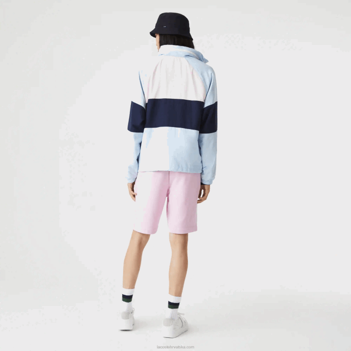 ružičasta z4h 6H4B1576 muškarci Lacoste kratke hlače od flisa od organskog brušenog pamuka