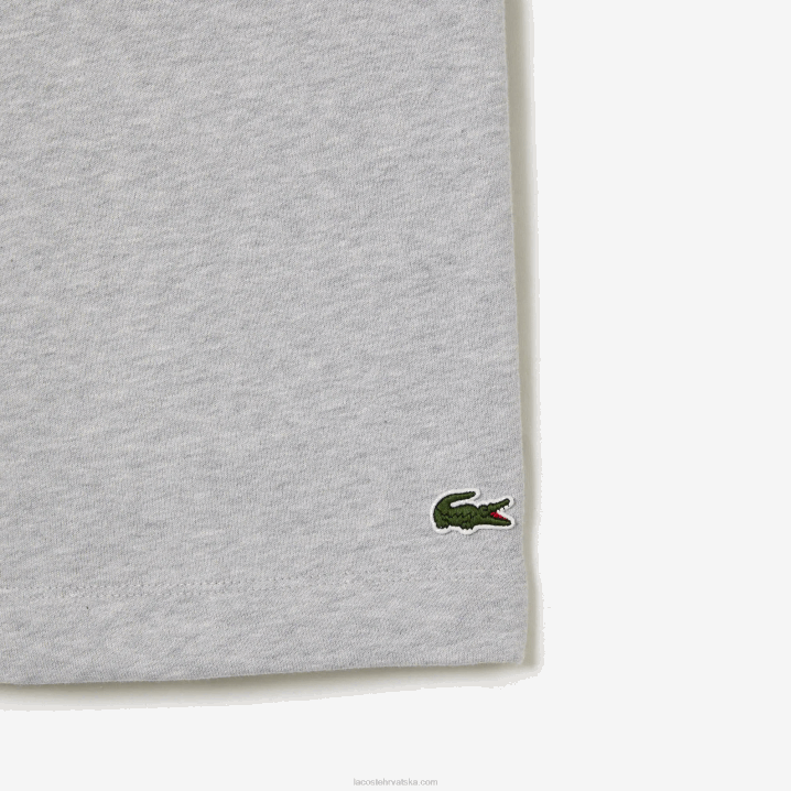 sivi chine cca 6H4B1432 muškarci Lacoste kratke hlače od flisa od organskog brušenog pamuka