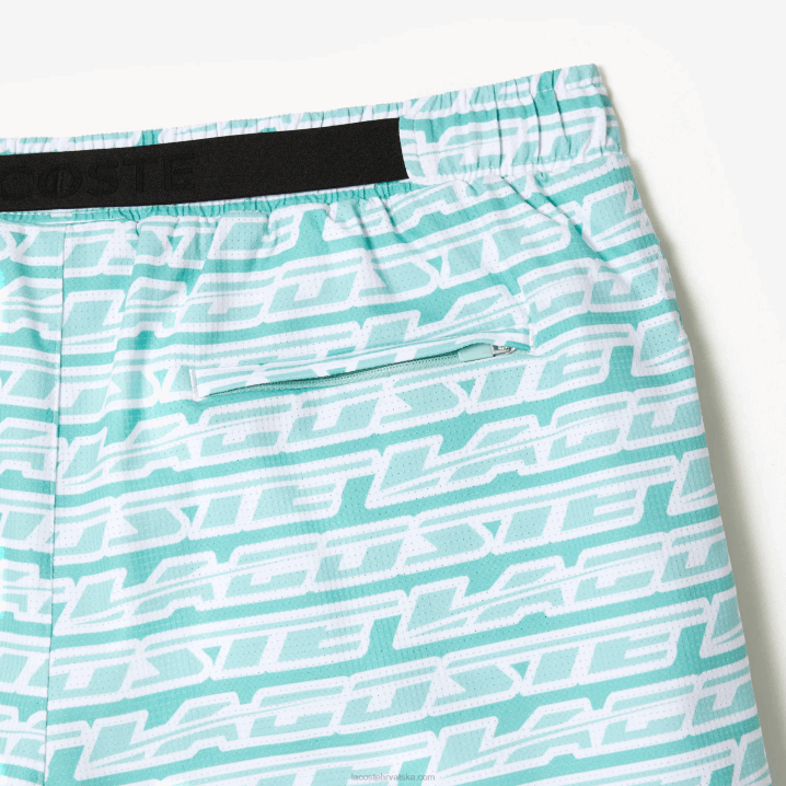 svijetlo zelena cr5 6H4B525 muškarci Lacoste kupaće hlače s dvobojnim printom