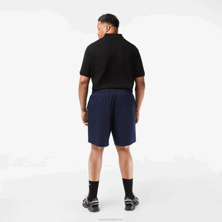tamnoplava 166 6H4B1447 muškarci Lacoste sportsko opuštene kratke hlače s podstavom od jerseya - velika veličina - velike